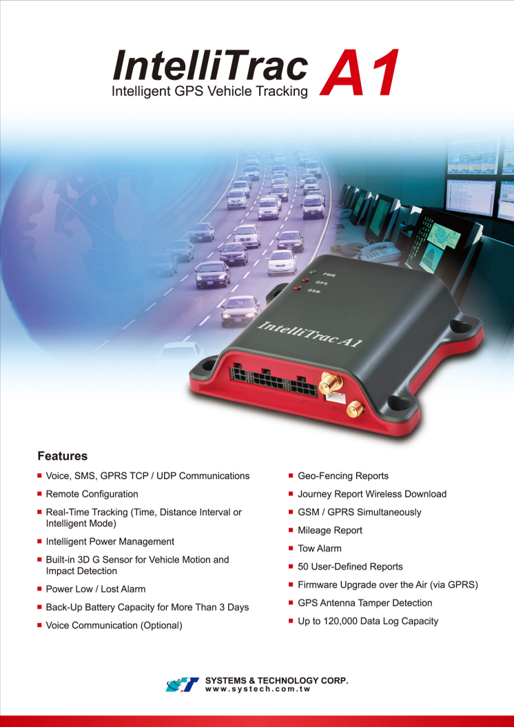 Kraftfull GPS-tracker.