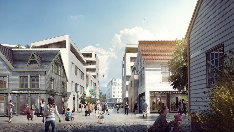 Langgatakvartalene i Sandnes - LINK arkitektur