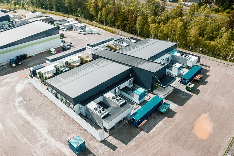 Volkswagen data centre at  Green Mountain (From above)