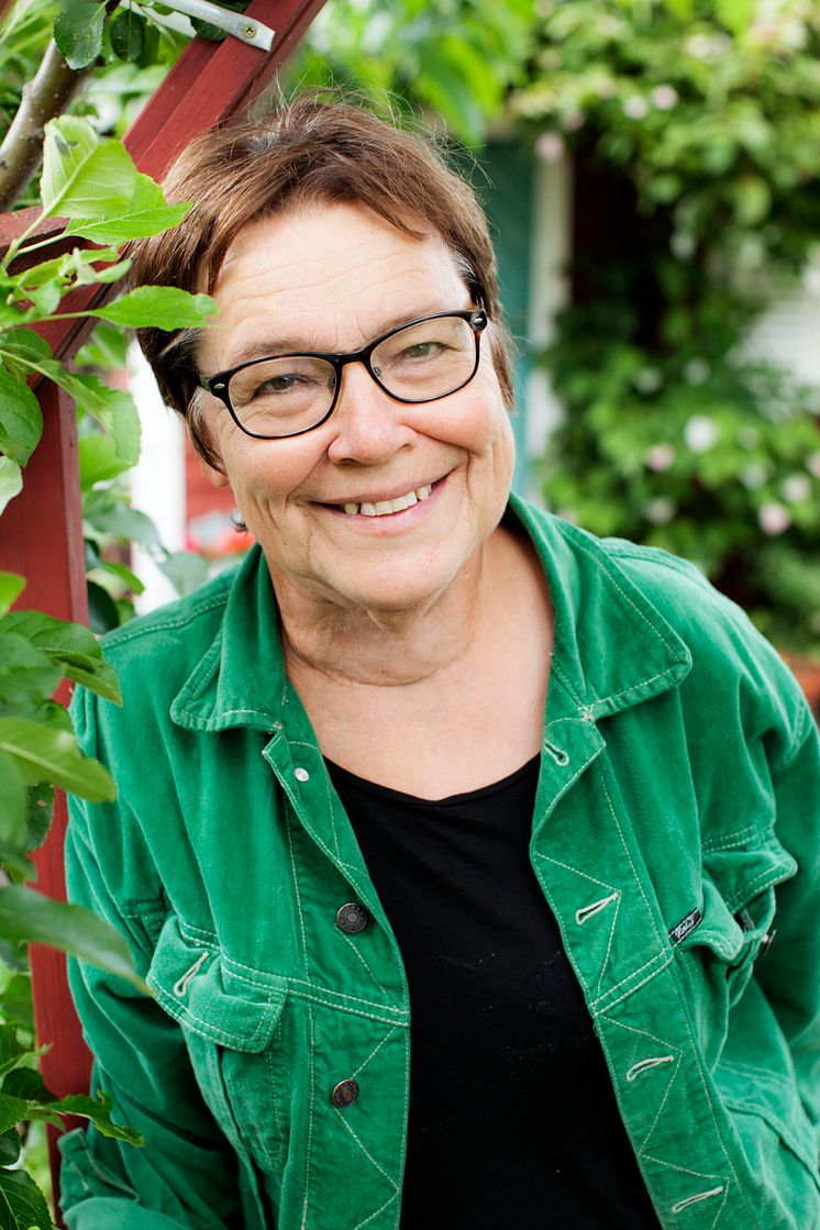 Lena Israelsson, författare. stadsodlarkolonist och en av initiativtagarna till Stadsodlarfestivalen 6/9 2014
