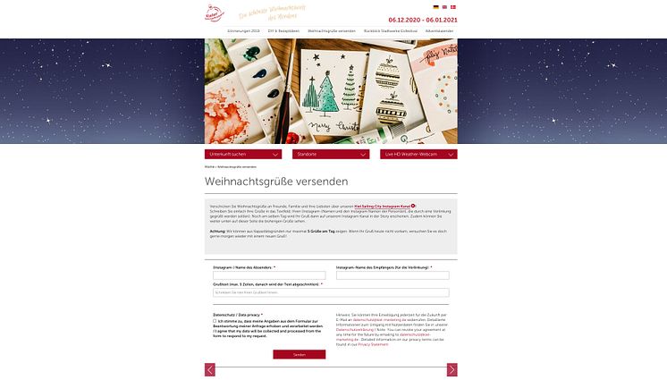 Kiels digitale Weihnachtswelt