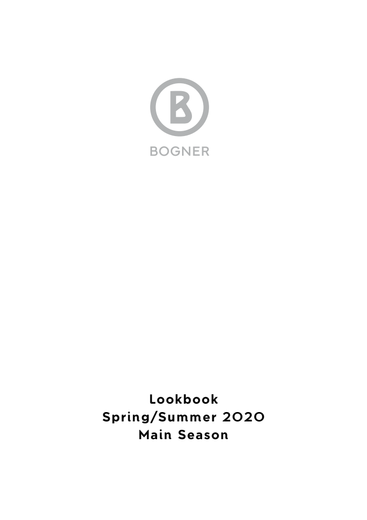BOGNER Spring/Summer 2020