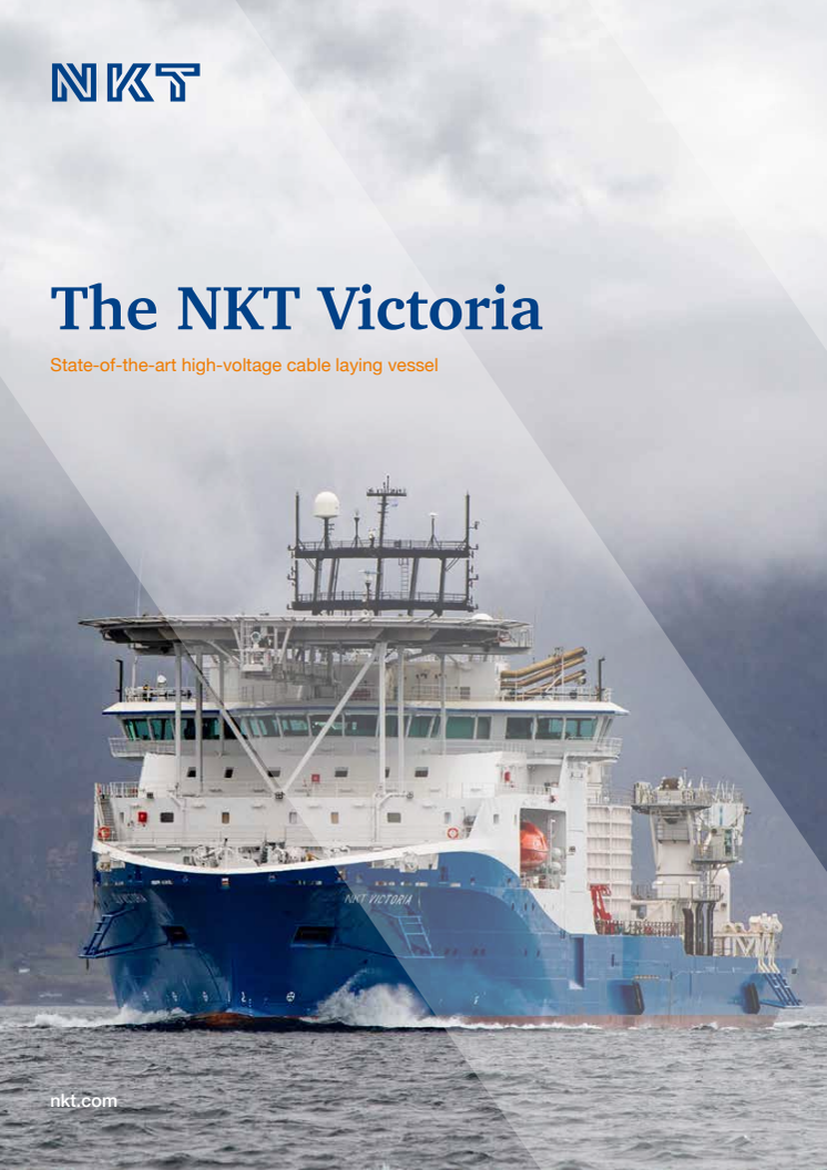 Brosjyre kabelleggingsfartøyet NKT Victoria