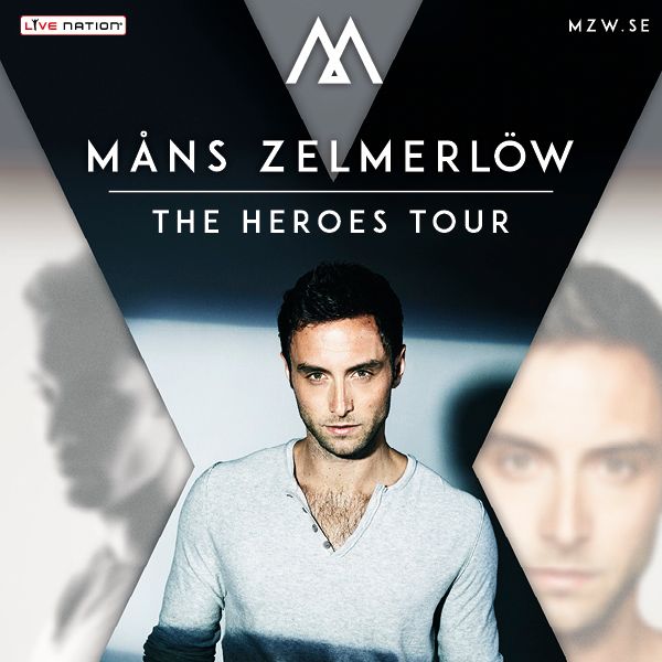 Måns Zelmerlöw ut i Sverige med ”The Heroes Tour”