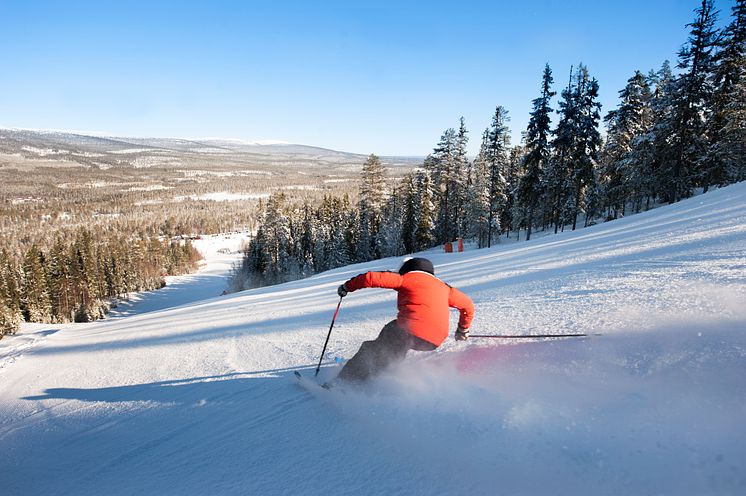 morgonskidåkning stöten i sälen