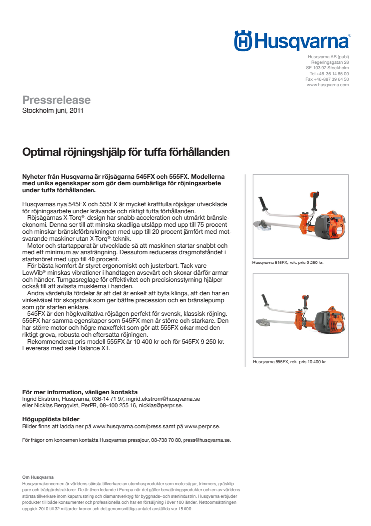 Optimal röjningshjälp för tuffa förhållanden