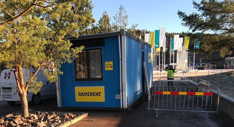 Ramirent provtagningsbodar covid-19 