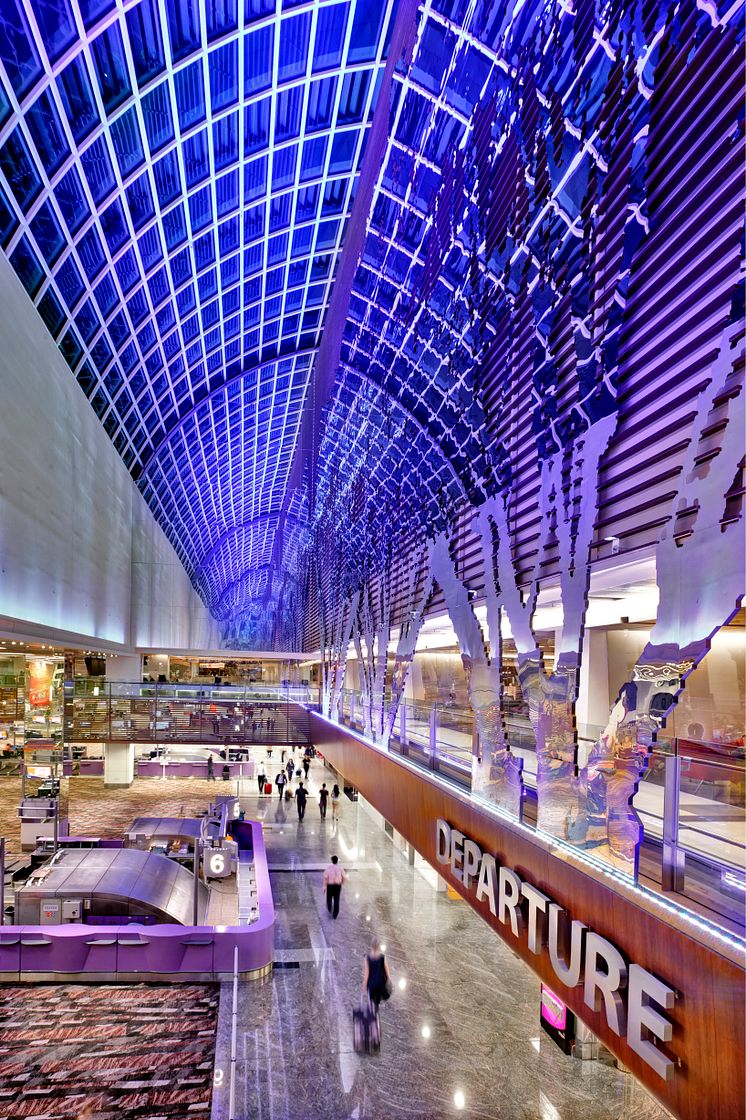 Terminal 1 departure hall