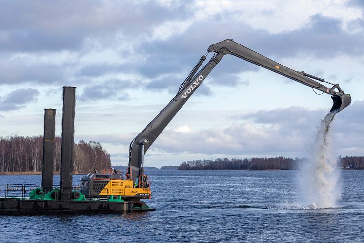 Mudderverket Lennart i arbete