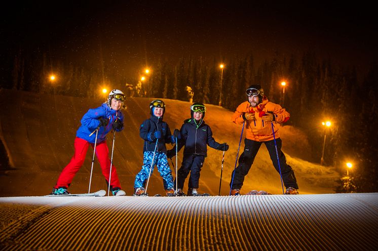 Senkveldskjøring i Trysil og Hemsedal