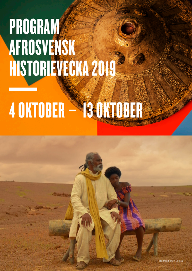 ​Programsläpp för Afrosvensk historievecka