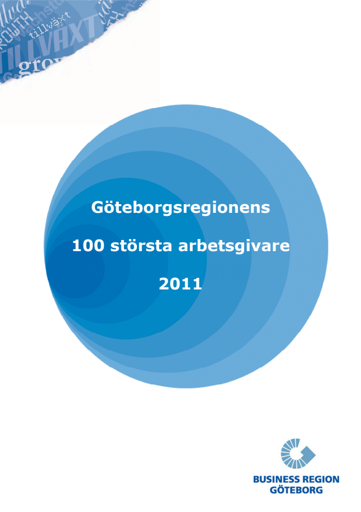 Göteborgsregionens 100 största arbetsgivare