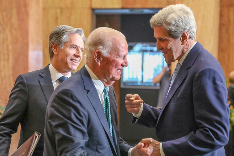 Antony Blinken, James Baker III och John Kerry