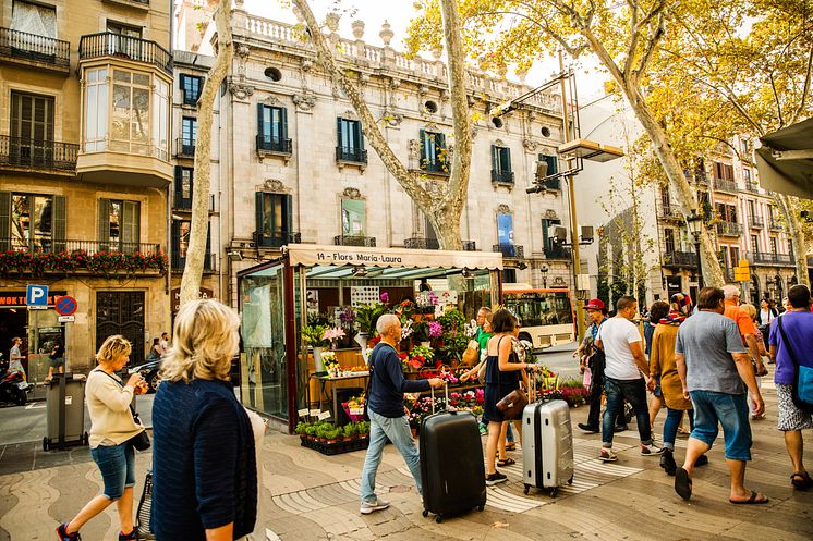 Virreina-torget i Barcelona