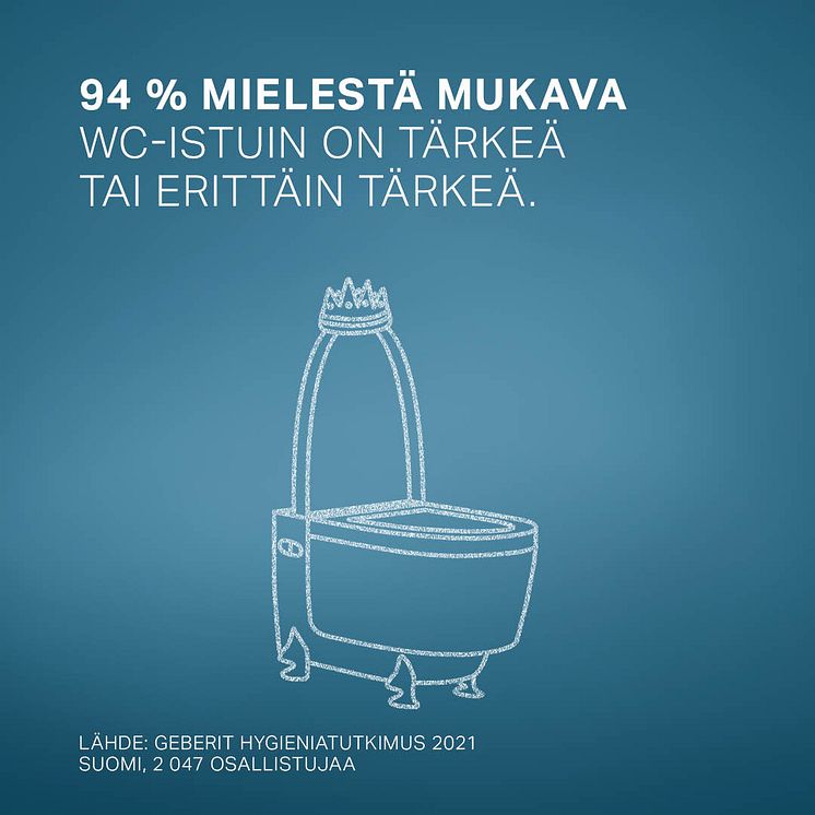 Wc-istuimen mukavuus