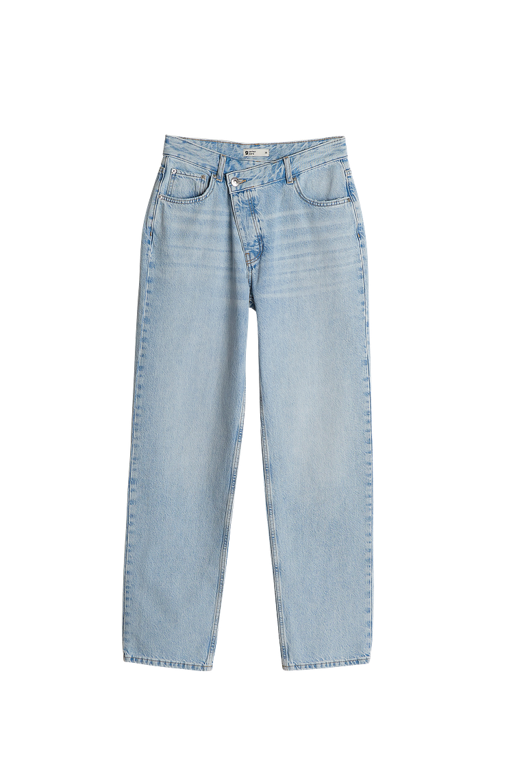 90s wrap jeans - it blue 