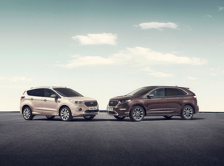 Ford Kuga Vignale och Ford Edge Vignale 