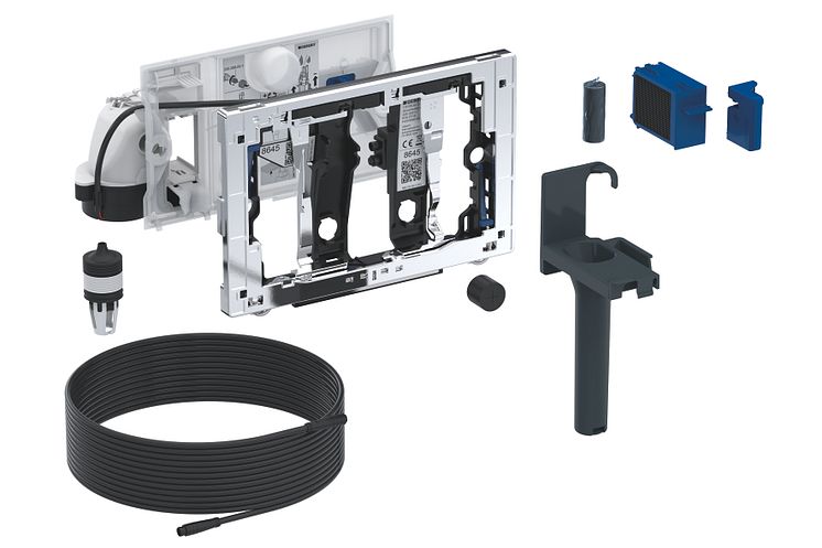 Geberit, DuoFresh-hajunpoistomoduulin osat