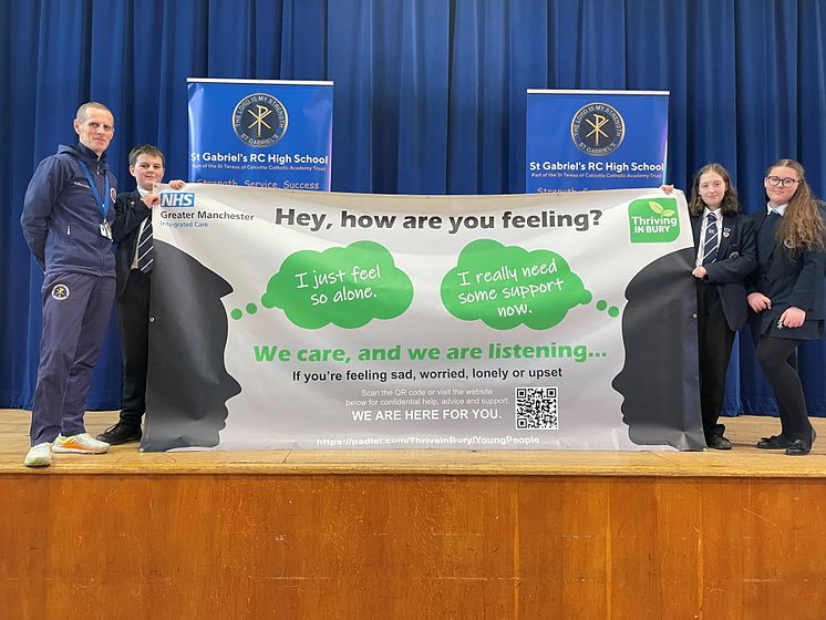 St Gabriel's RC High School padlet banner