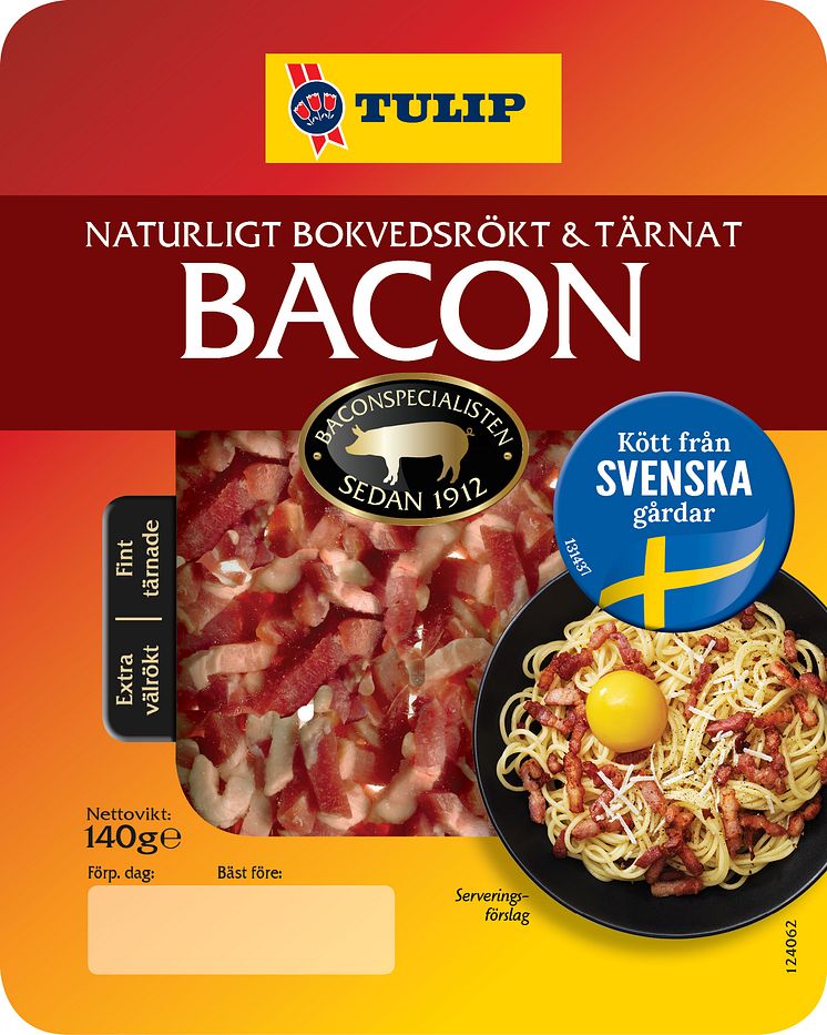 15365_Tulip Bacon_Kött från svenska gårdar_140g_tern_Onpack