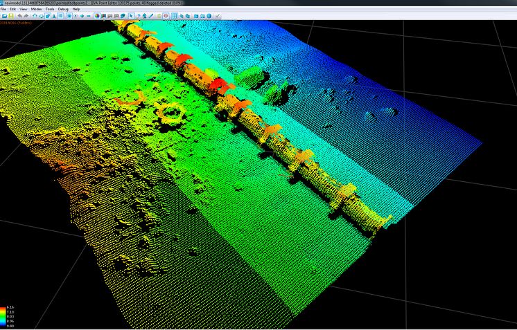 High res image - Oceanology International - R2Sonic 'Pipeline Mode' of its multibeam sonar technology 