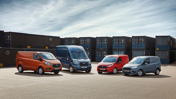 Ford Transit range lineup 2018