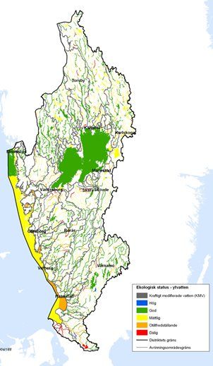 HaV klar med regler för miljöstatus  på svenskt ytvatten 