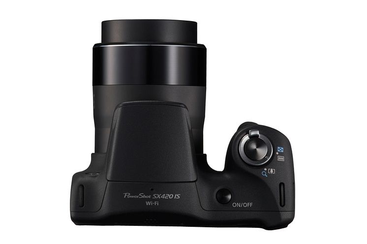 Canon PowerShot SX420 IS svart ovanifrån