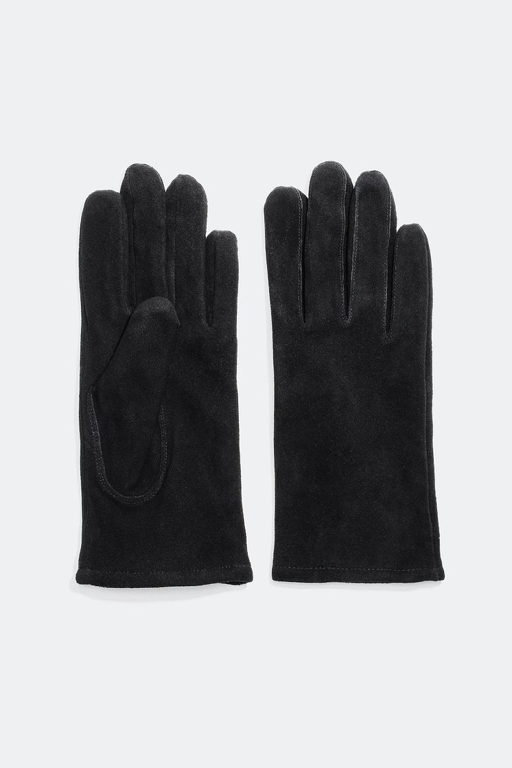 Suede gloves