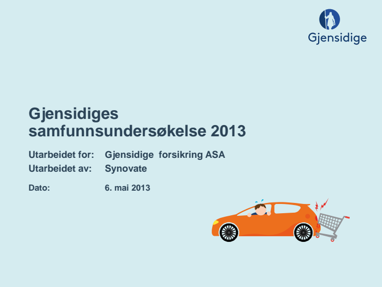 Gjensidiges samfunnsundersøkelse 2013