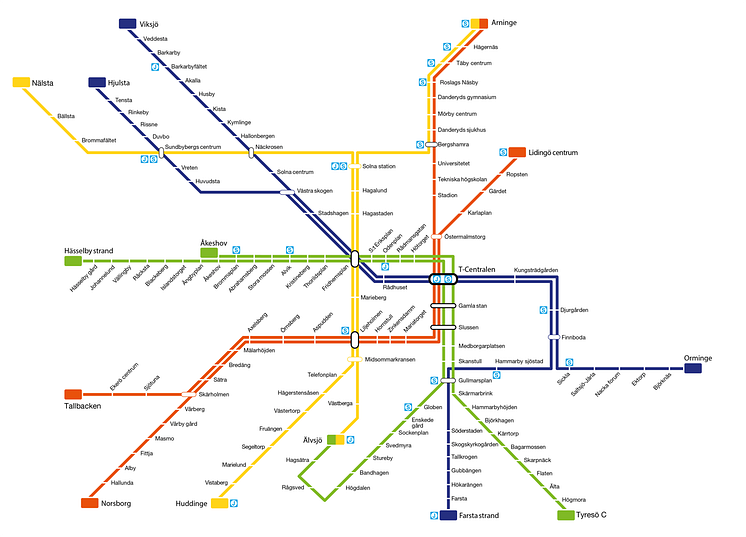 Stockholm 2070 - gula linjen