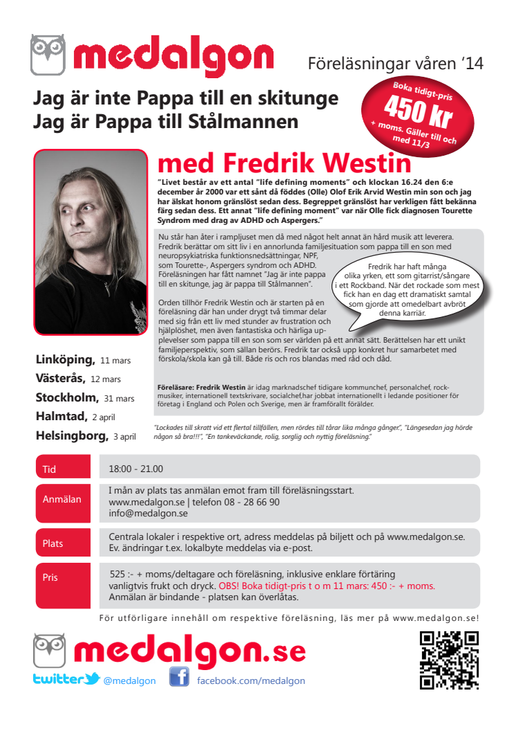 Jag är inte Pappa till en skitunge,  jag är Pappa till Stålmannen - med Fredrik Westin