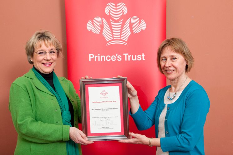 HMRC wins award from The Prince’s Trust