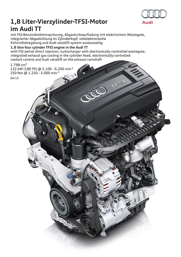 Audi TT 1,8 TFSI engine