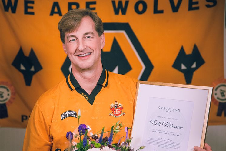 Truls Månsson, vinnare av Årets fan 2016