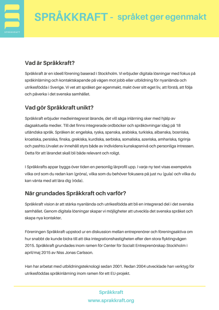 Järva veckan: Språket ger egenmakt och bidrar till bättre integration