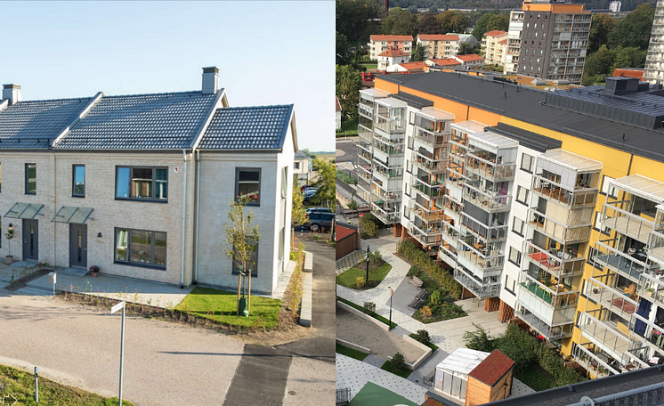 Brf Solkatten i Lund och Bonum Brf Rosenrot i Mölndal.