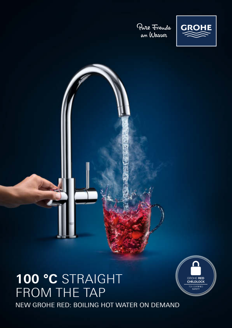 GROHE Red - kiehuvan kuumaa vettä suoraan keittiöhanasta