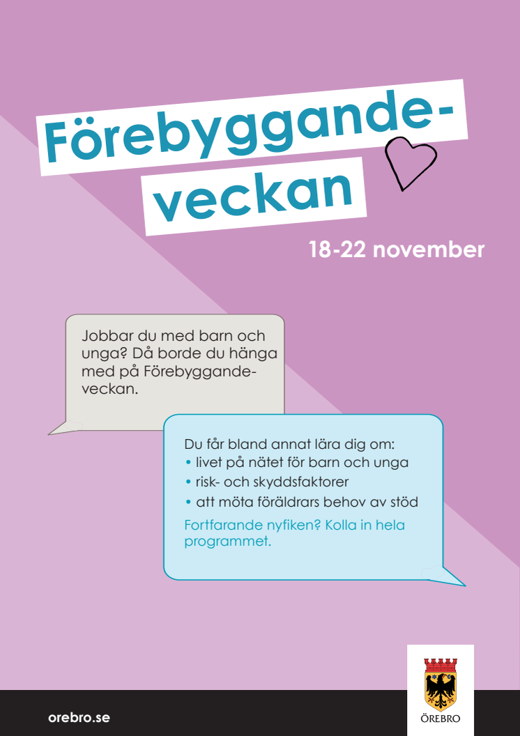 Program för Förebyggandeveckan