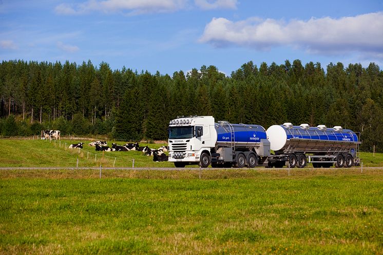 Mjölkbil från Norrmejerier