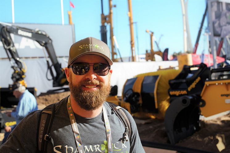 Influencere Sean Coughlan alias Shamrock Earthworks_engcon Conexpo