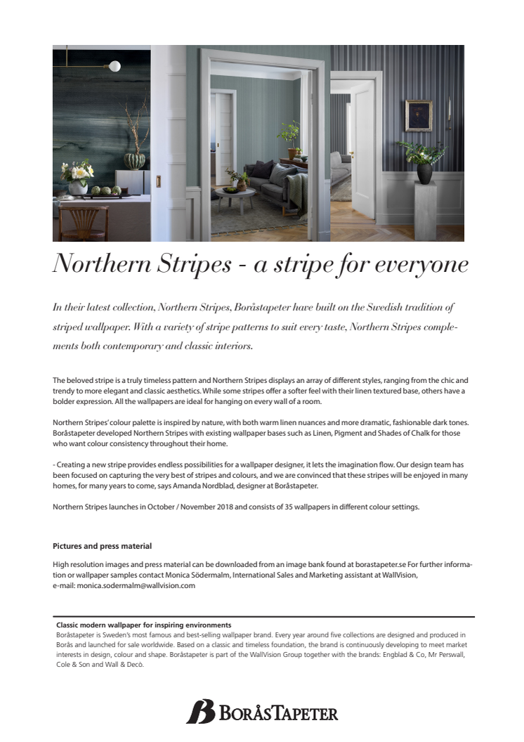 Northern Stripes - a stripe for everyone