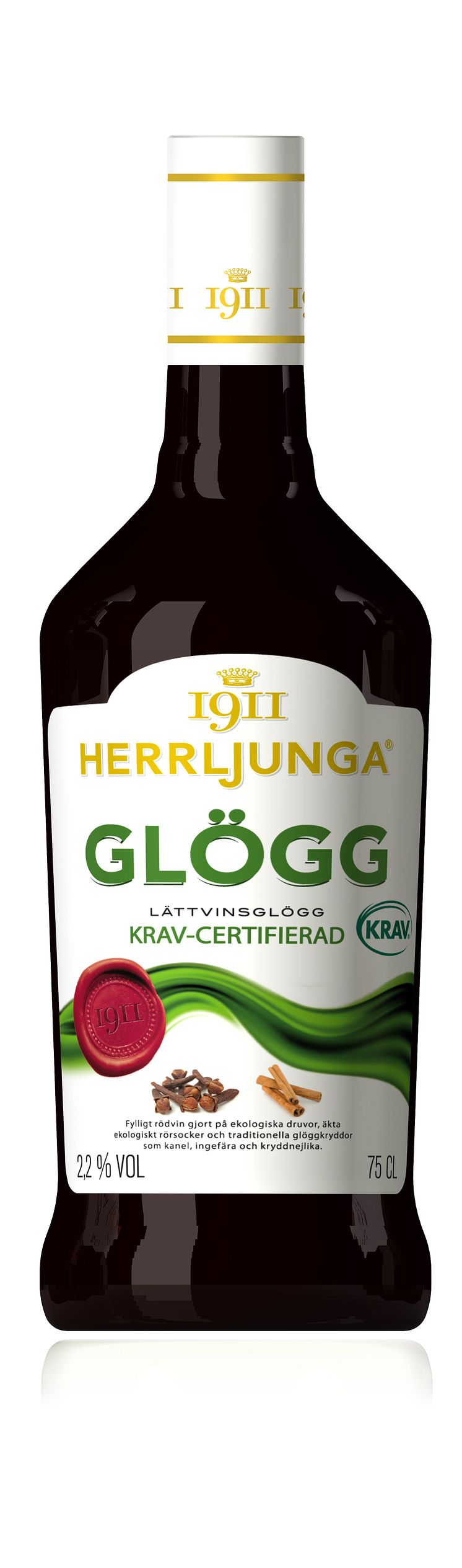 Herrljunga 1911 Lättvinsglögg - KRAV-certifierad