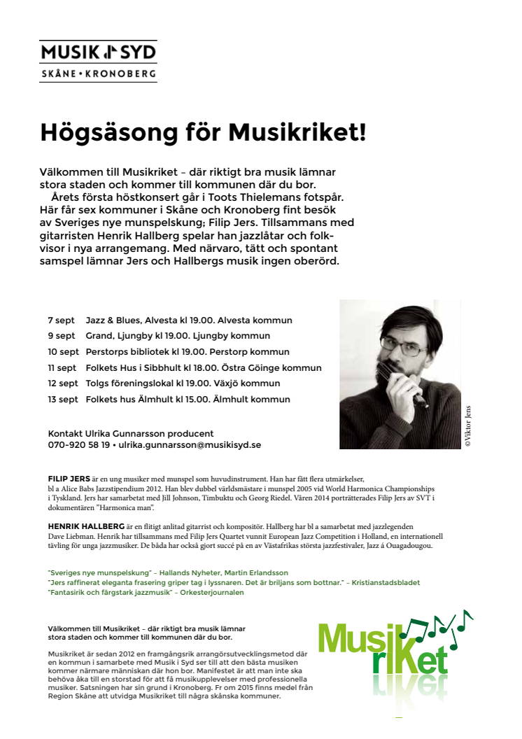 Högsäsong för Musikriket!