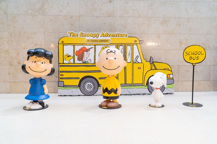 Peanuts photo spot - School Bus at T3 Basement 2