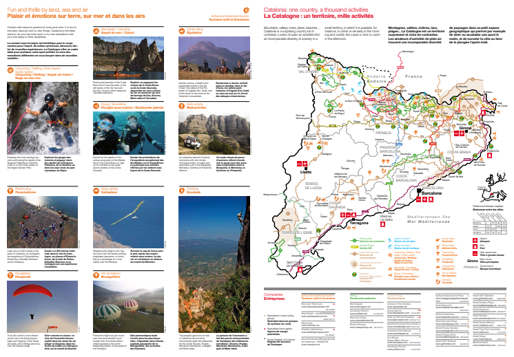 New map - Catalonia Active Tourism 