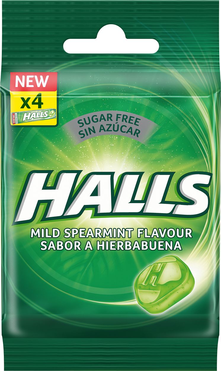 Nuevos Halls hierbabuena