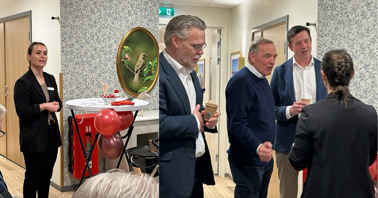 Talhållarna; Maria Rosvall, Tobias Nässen, Bengt Malmegård och Erik Wassberg.png