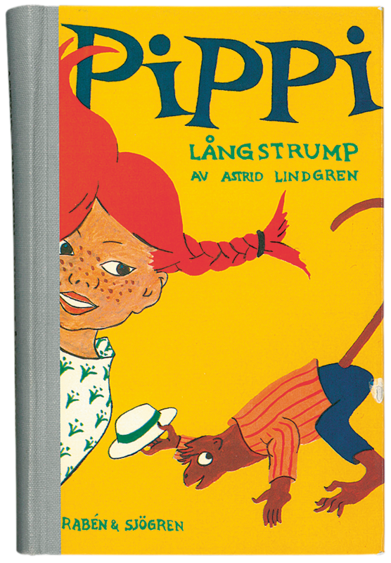 Pippi Långstrump första utgåvan/Pippi Longstocking first edition, Rabén & Sjögren, 1945