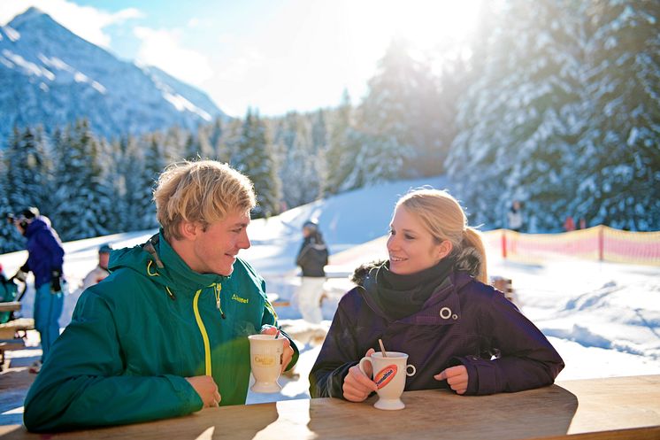 Gastronomie am Berg im Skigebiet Arosa Lenzerheide 